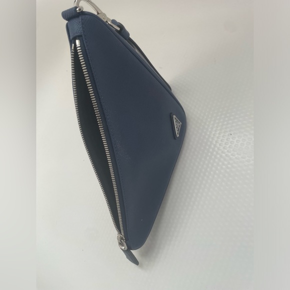 Prada Saffiano Triangle Wristlet - Picture 7 of 9